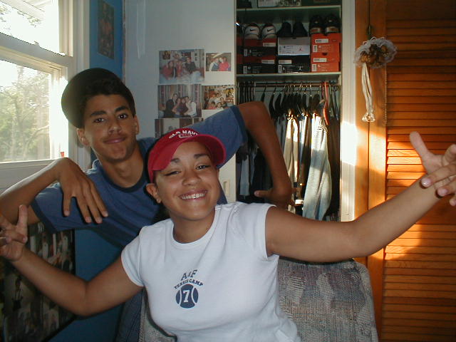 me and lui thugging it out