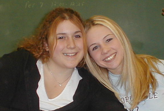 lauren and kelly in mr. mitts class 